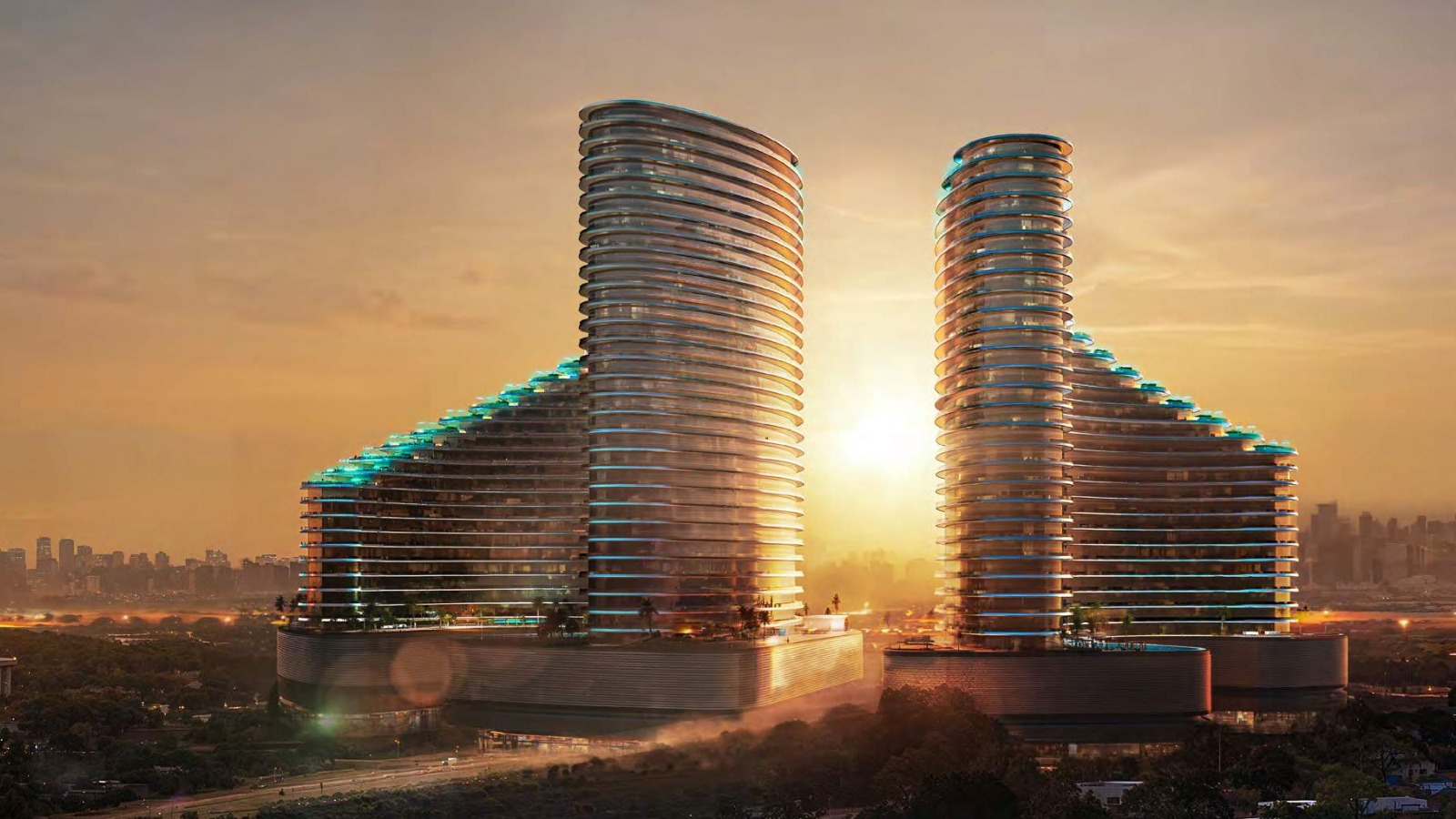 Binghatti Skyflame Tower 1 at Majan, Dubai, UAE